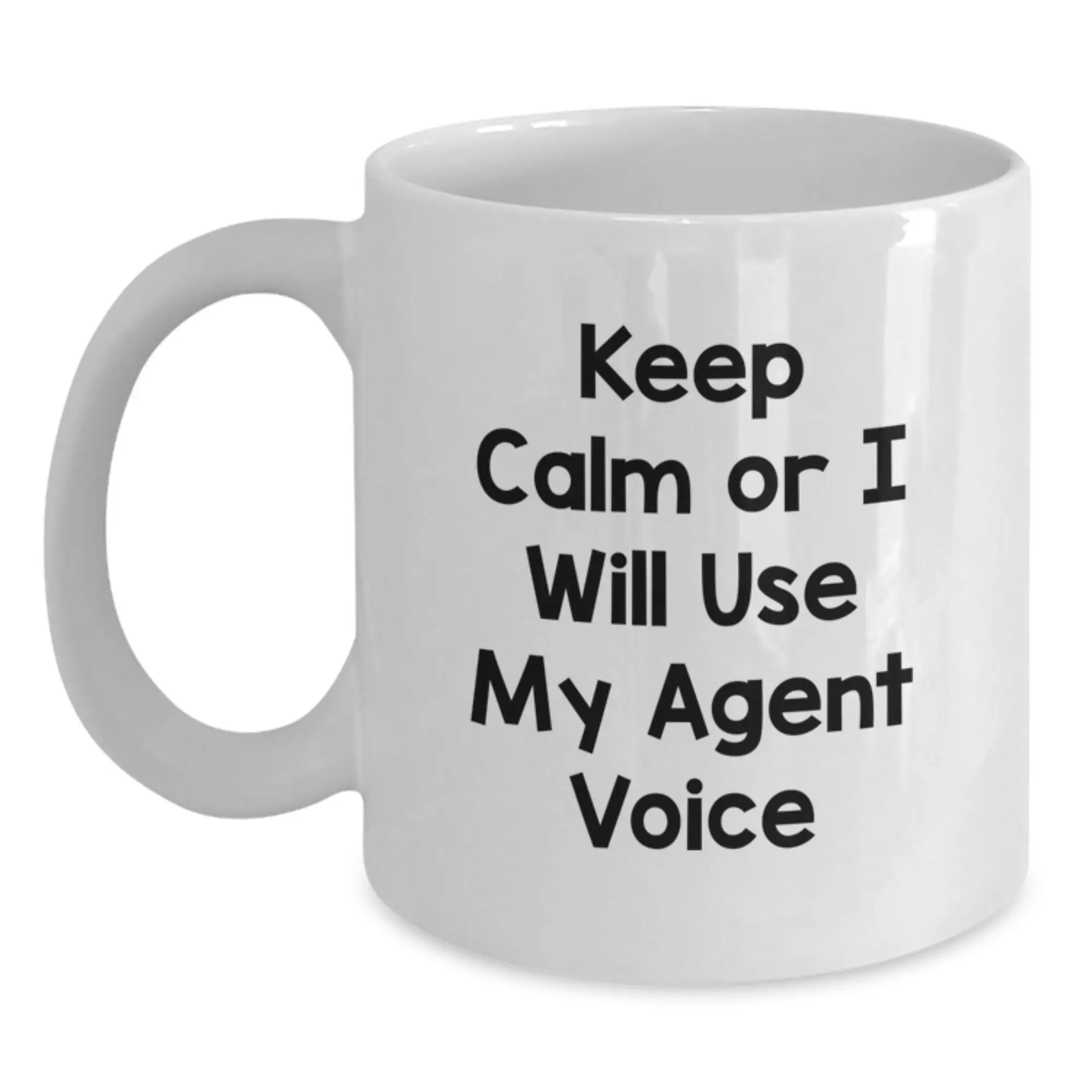 Funny Agent White Coffee Mugs Gifts from Men to Agent Graduation Unique Gifts - Main