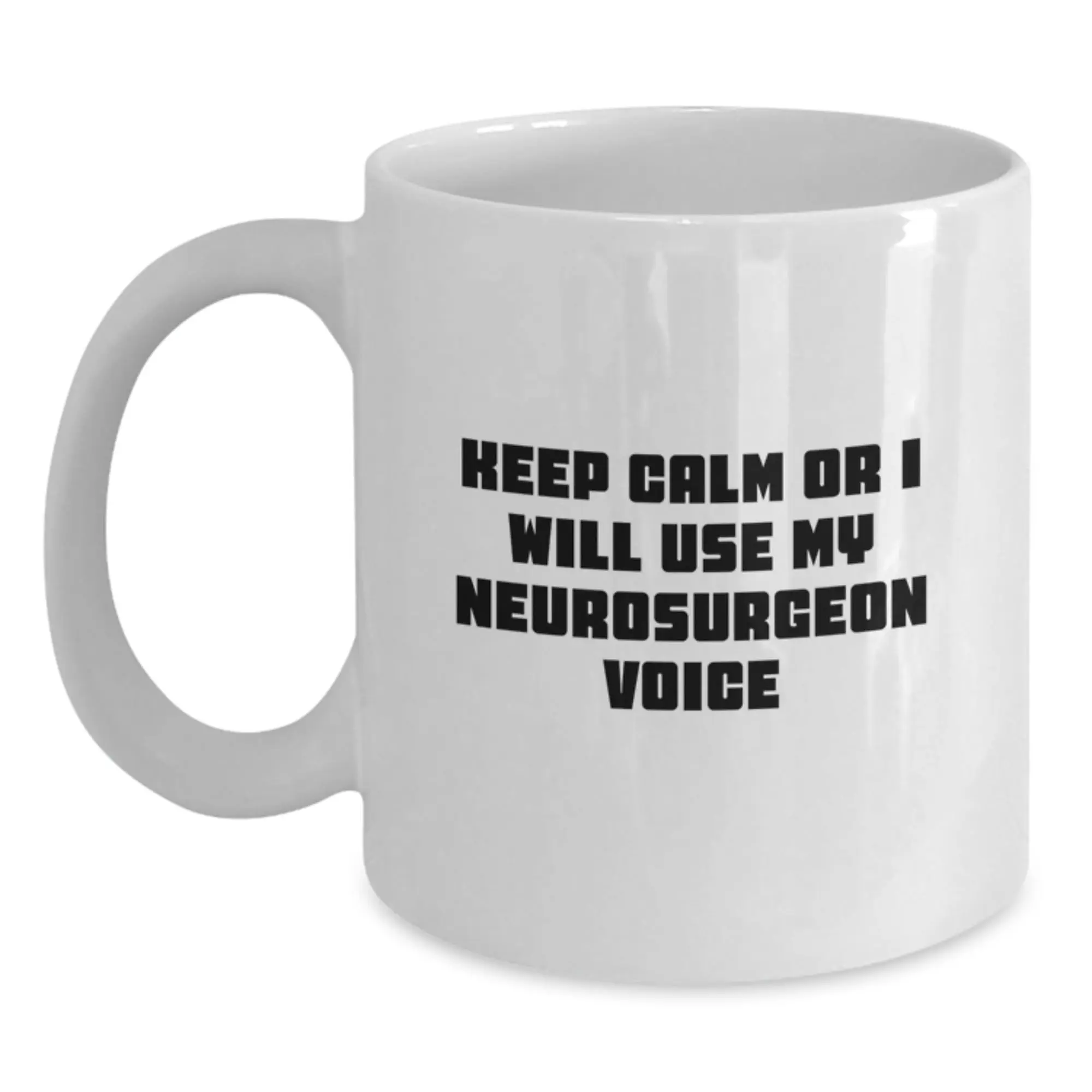 Birthday Gift Neurosurgeon White Coffee Mug for Her Present - Main