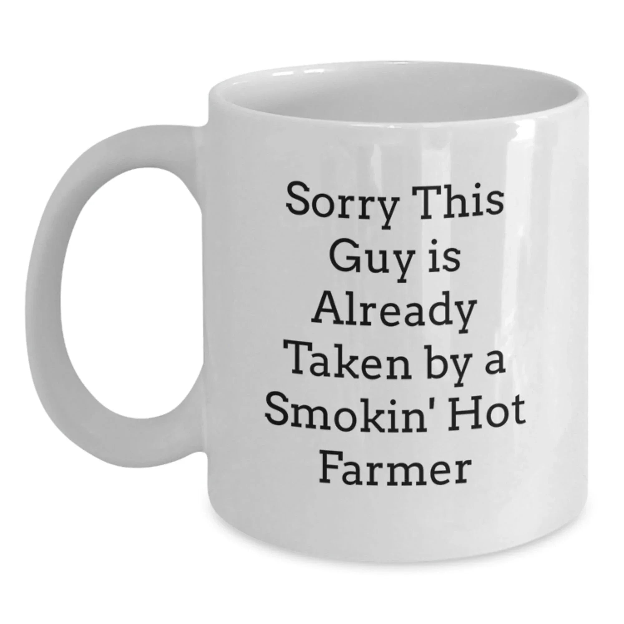 Funny Farmer White Coffee Mug Gifts for Men Women Friends Coworkers Family - Christmas Unique