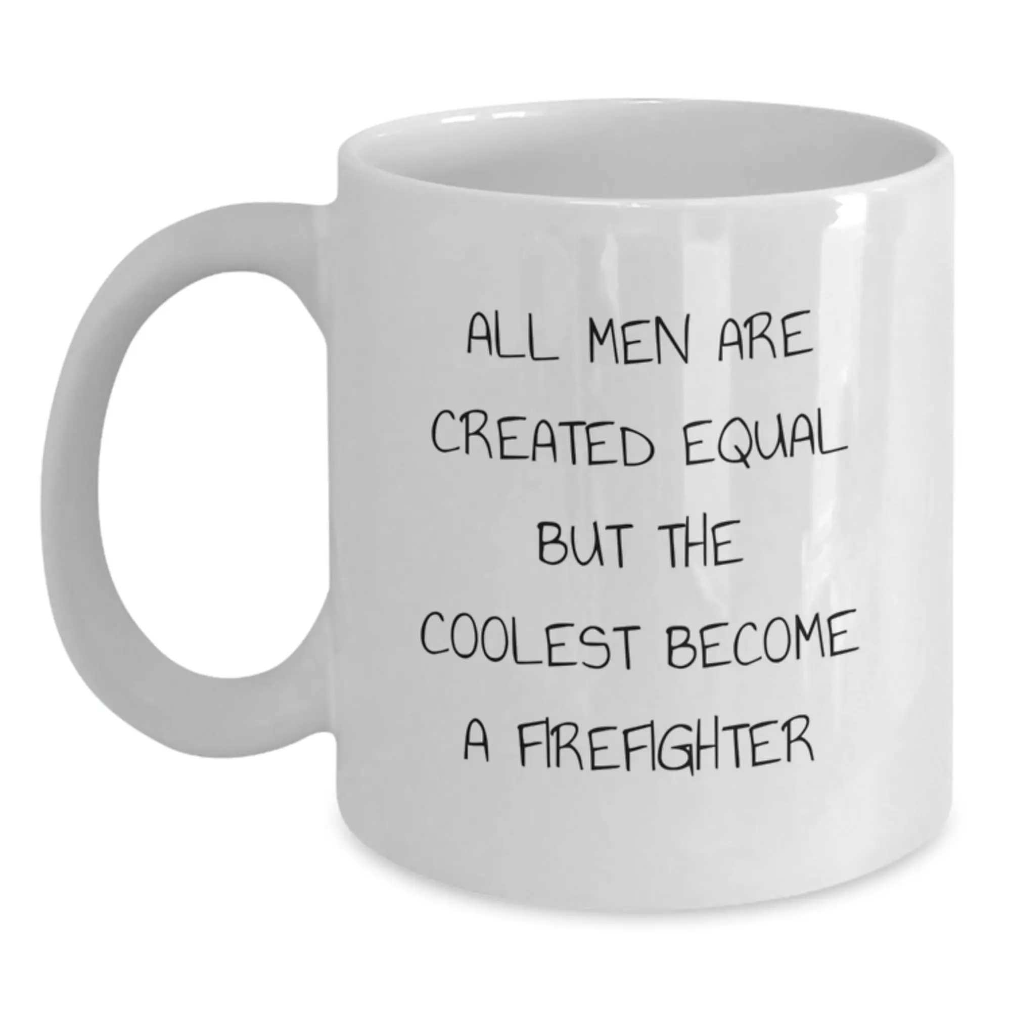 Firefighter Keepsake Mug for Him Birthday Gift Ceramic 11oz Microwave - Main