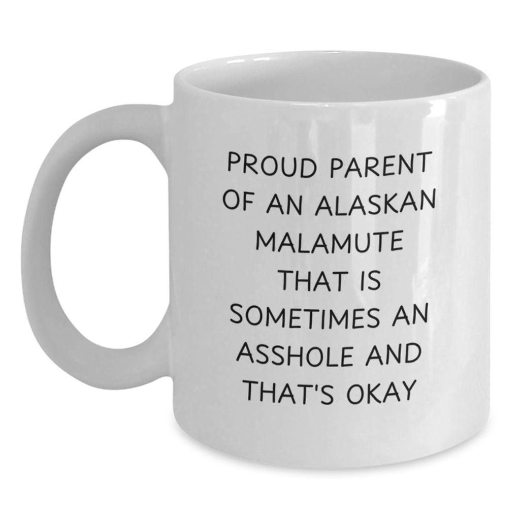 Christmas Gift for Her Humorous Alaskan Malamute Parent Present - Main