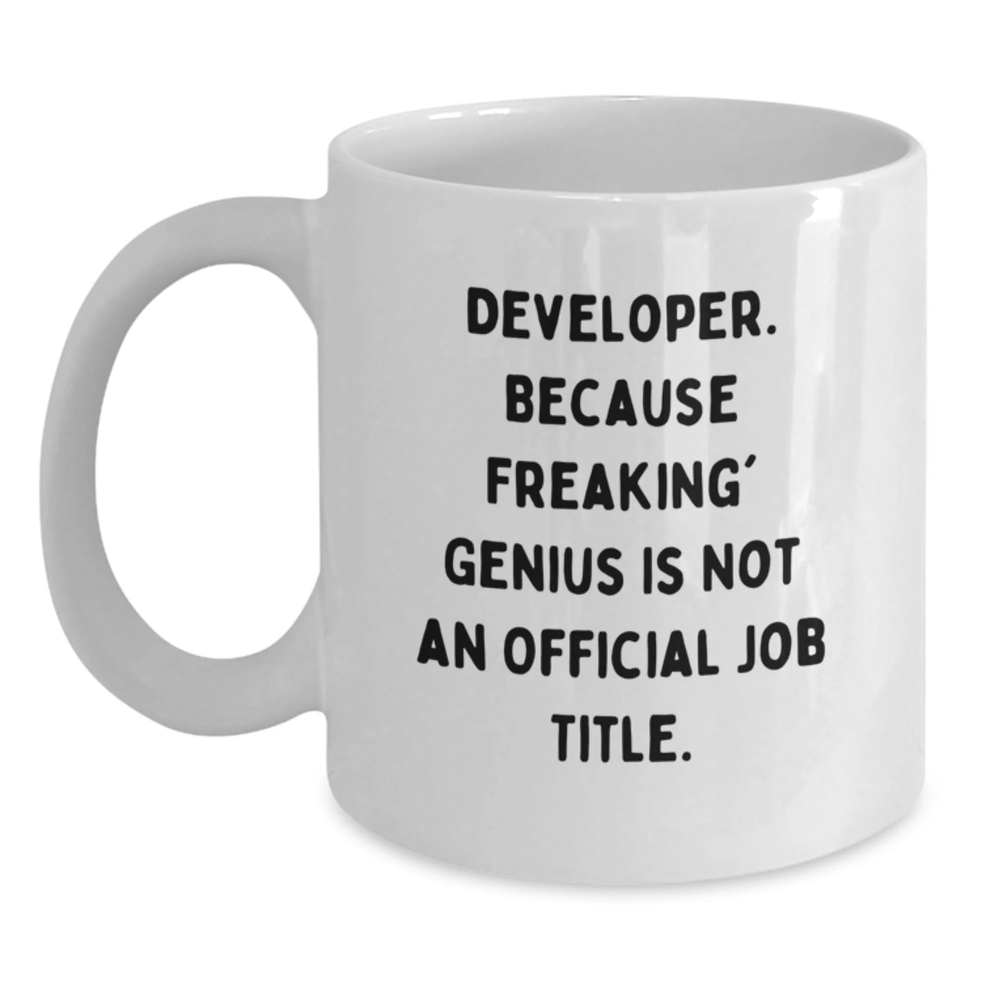 Funny Developer Gifts from Men to Friends on Valentine's White Coffee Mug
