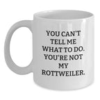 Rottweiler Dog Lover Funny White Coffee Mug