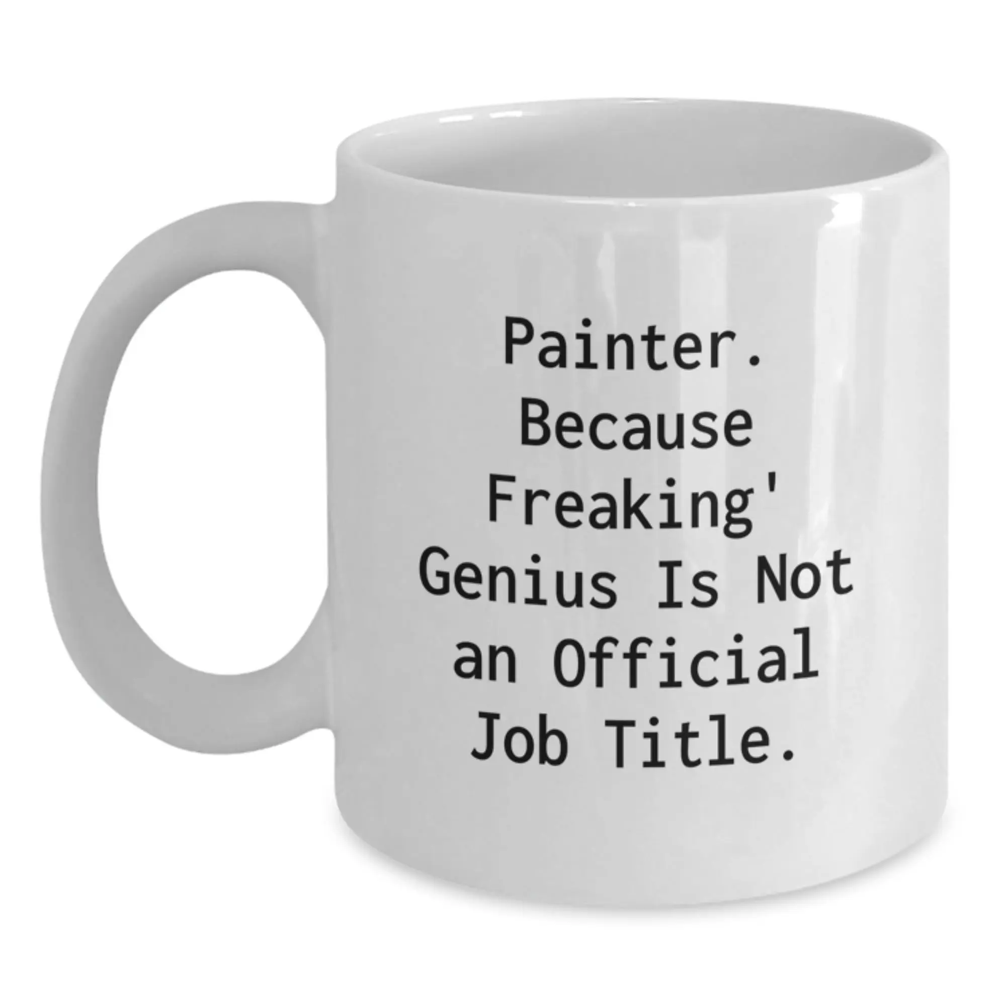 Painter Keepsake Mug for Him Birthday Gift 11oz Ceramic Microwave Safe - Main