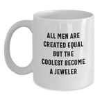 Jeweler White Coffee Mug Keepsake Birthday Gift for Him Ceramic - Main