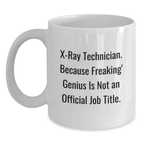 X-Ray Technician Keepsake White Coffee Mug for Him Birthday Gift - Main