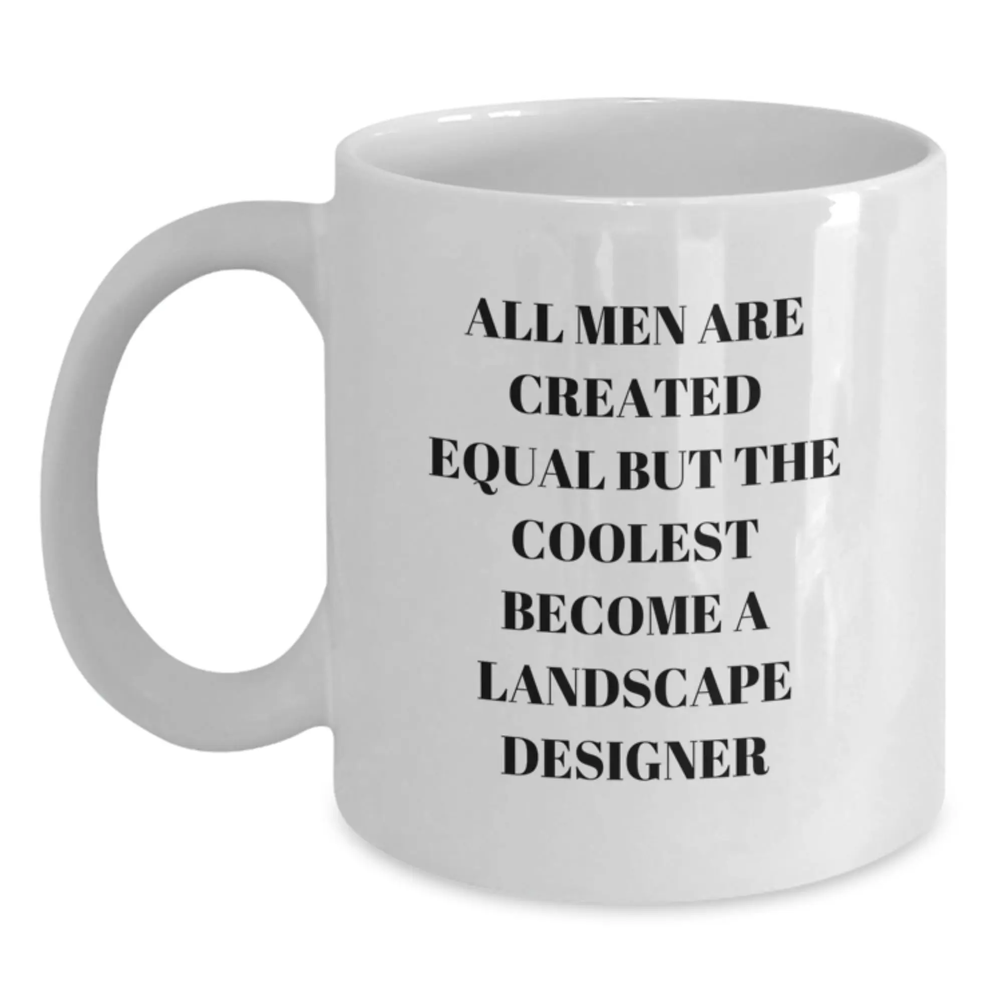 Birthday Gift Landscape Designer Mug for Her Present White 11oz Ceramic - Main