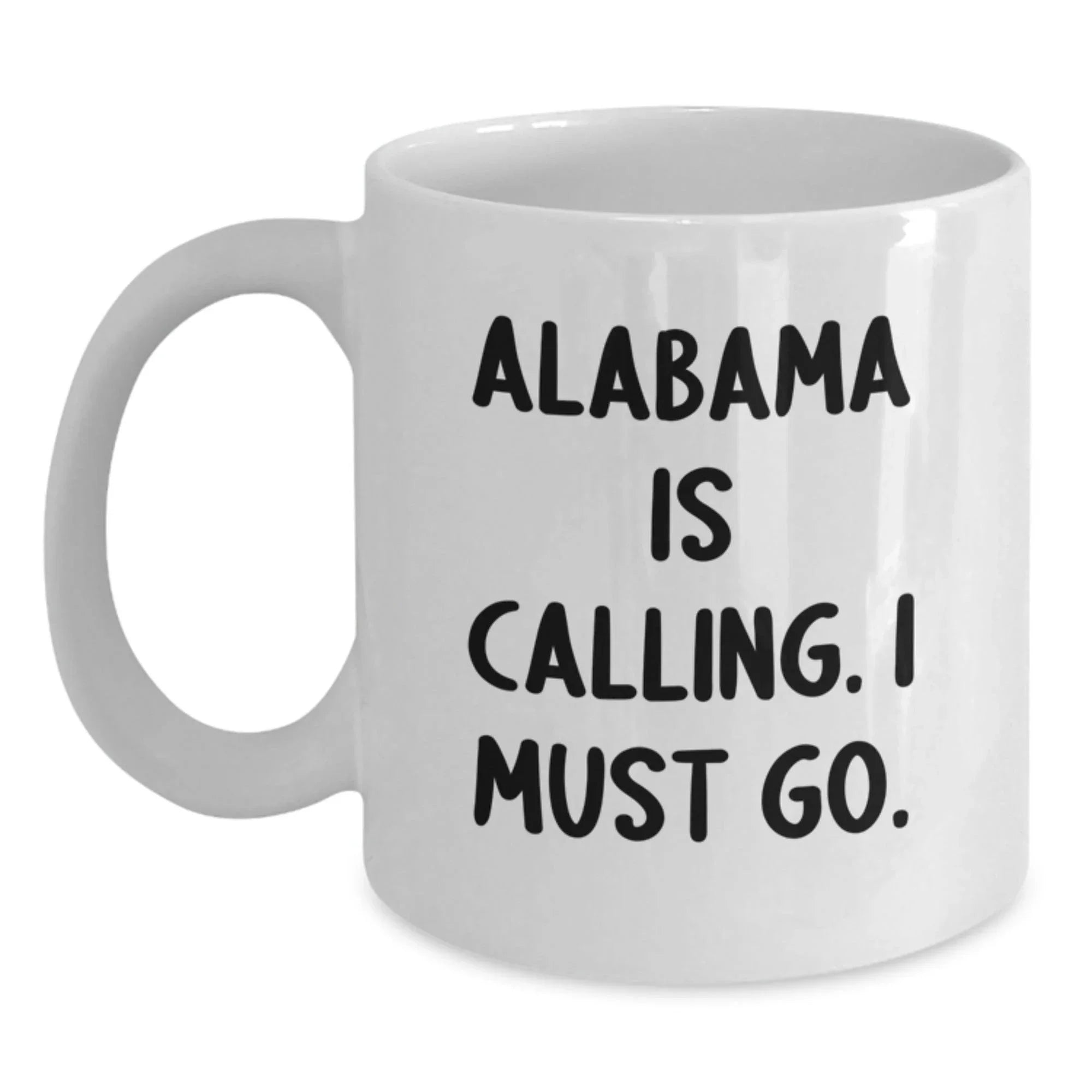 Alabama Pride Is Calling Coffee Mug - Funny Quote Gift For Alabama Lovers, 11oz And 15oz