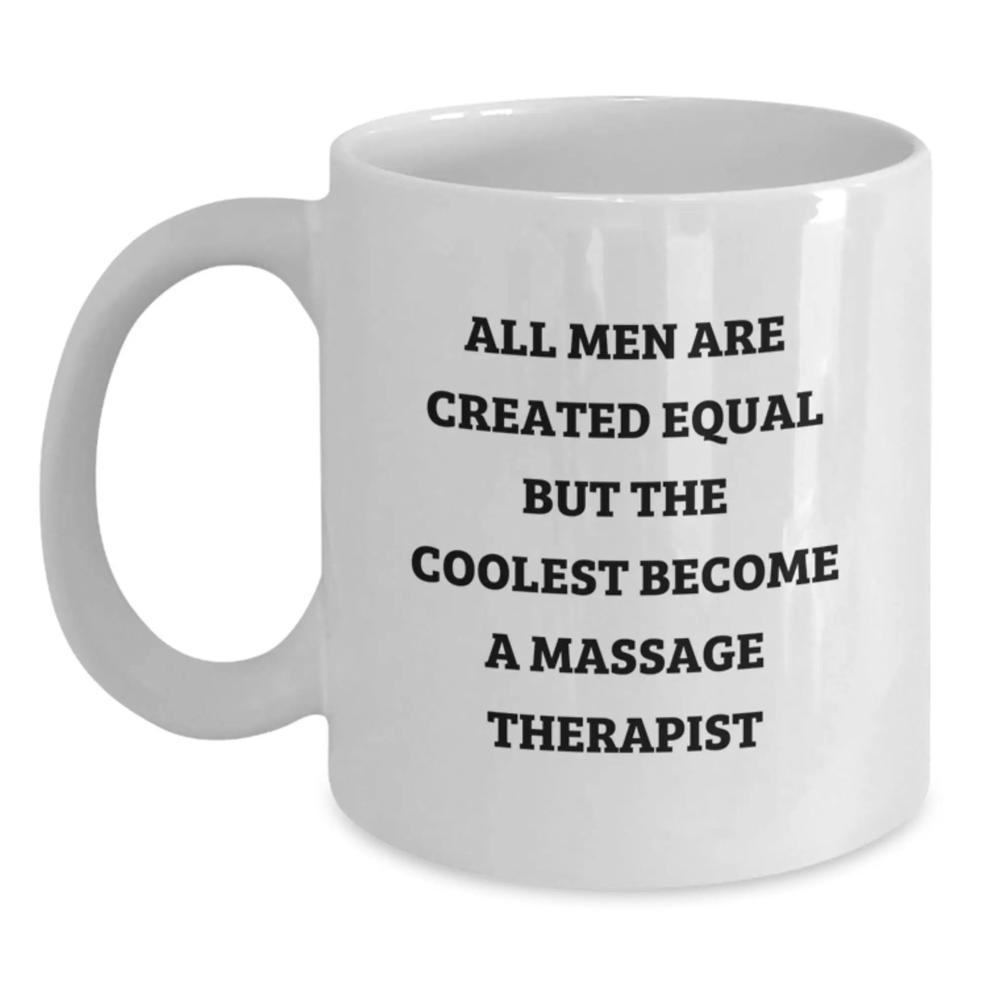 Birthday Gift for Her Massage Therapist White Coffee Mug Present - Main