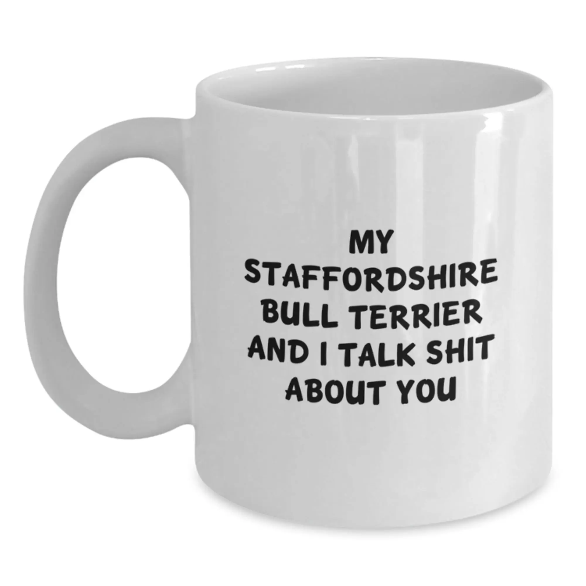 Staffordshire Bull Terrier Keepsake Mug for Him Graduation Gift - Main