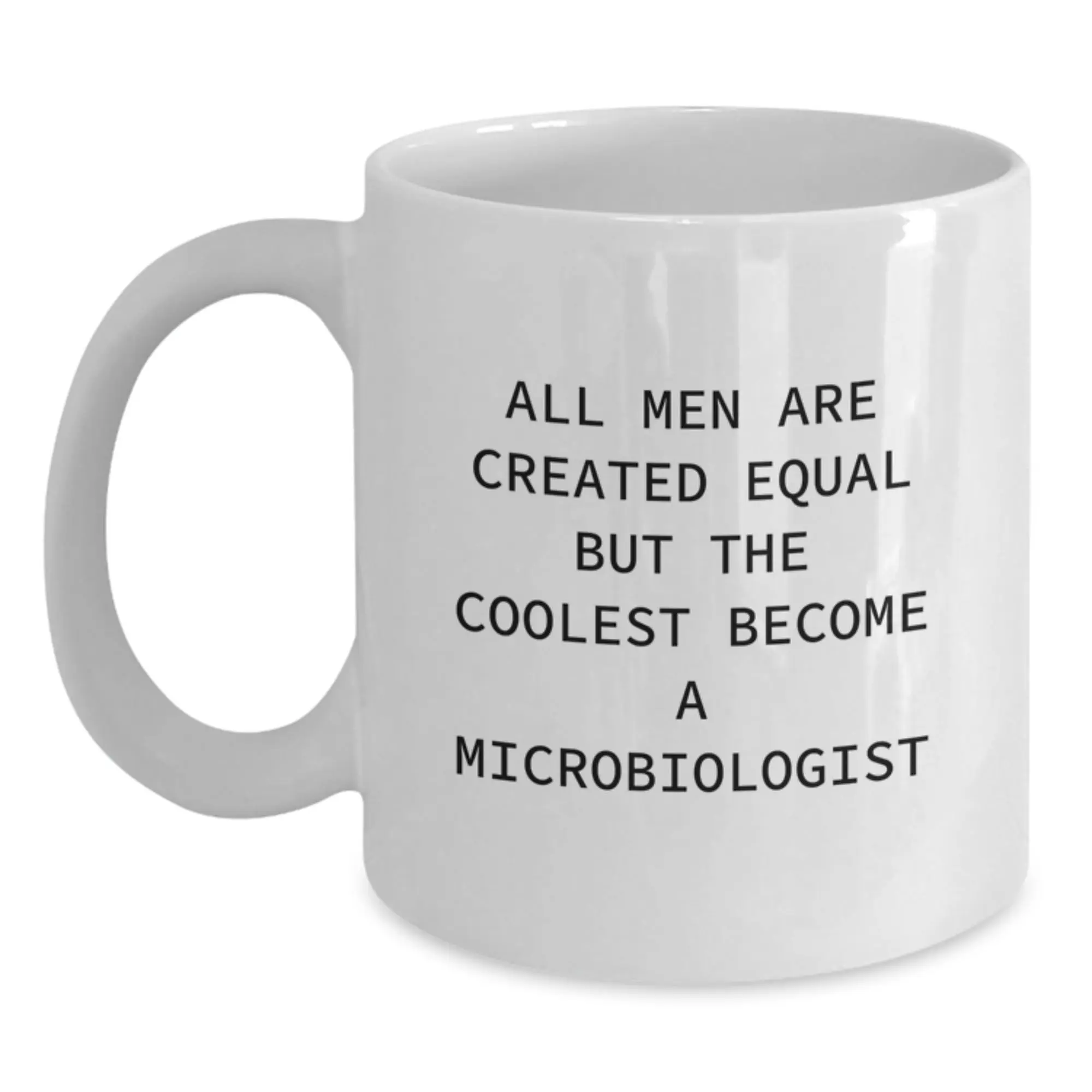 Microbiologist Keepsake White Coffee Mug 11oz Birthday Gift for Him - Main