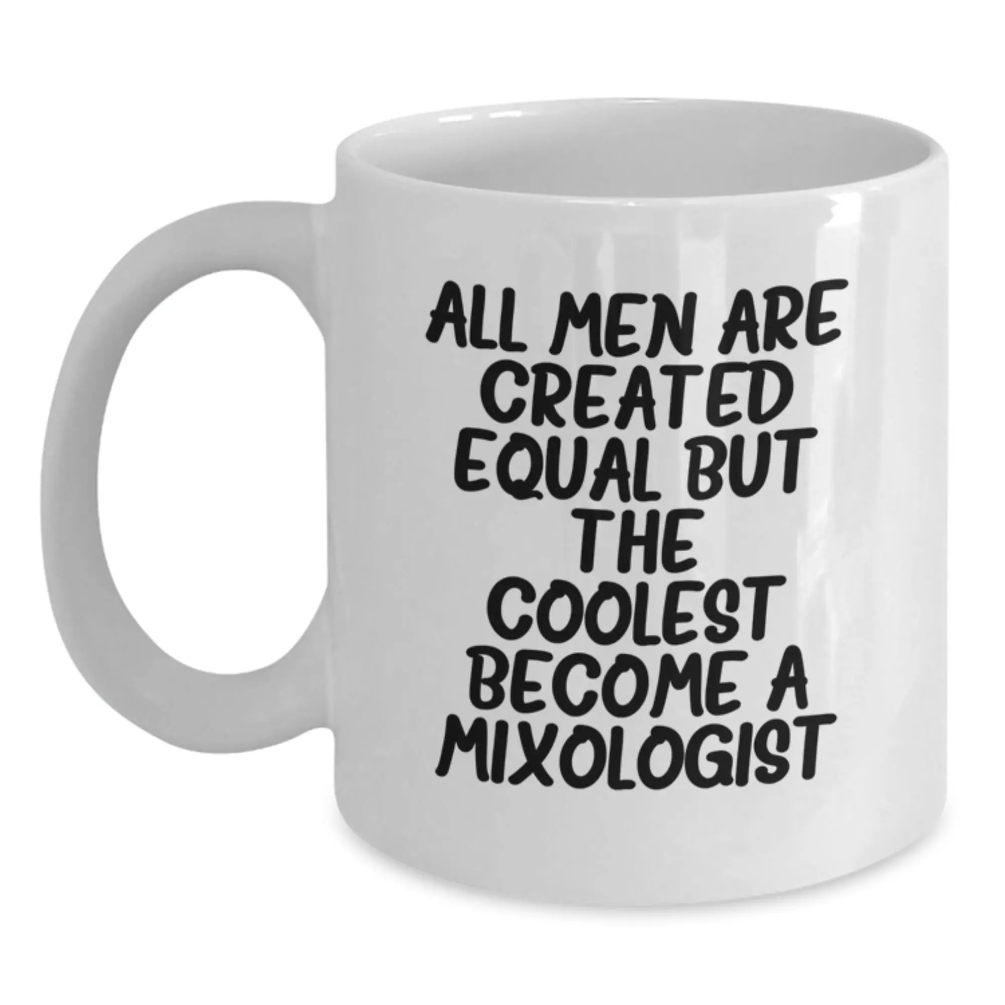 Birthday Gift Mixologist White Mug for Her – Present, 11oz Ceramic - Main