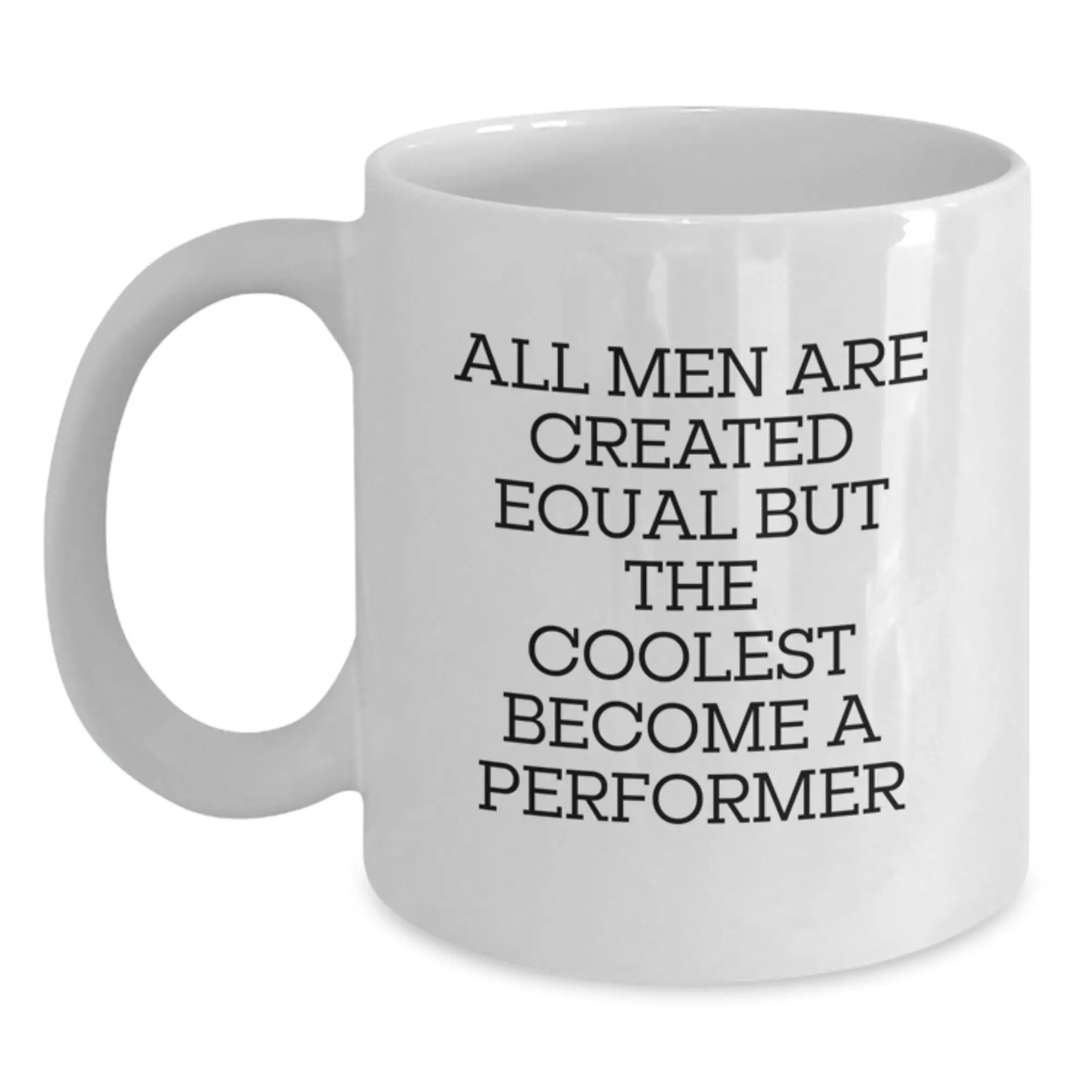 Performer Keepsake White Coffee Mug for Him Birthday Gift Premium - Main