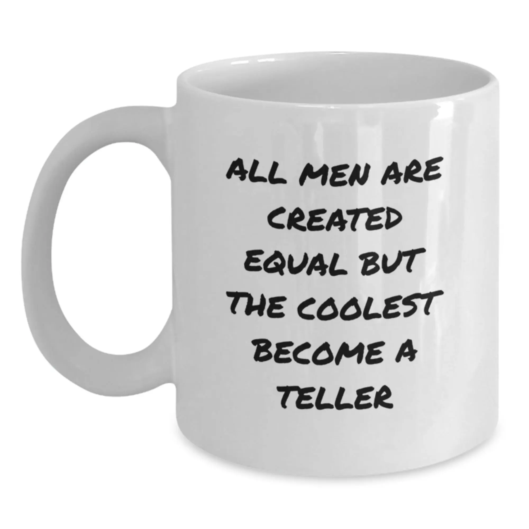 Teller Novelty White Coffee Mug Birthday Gift for Friends Surprise - Main