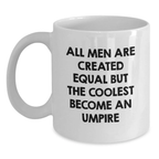 Birthday Gift Umpire White Coffee Mug for Her Present - Main