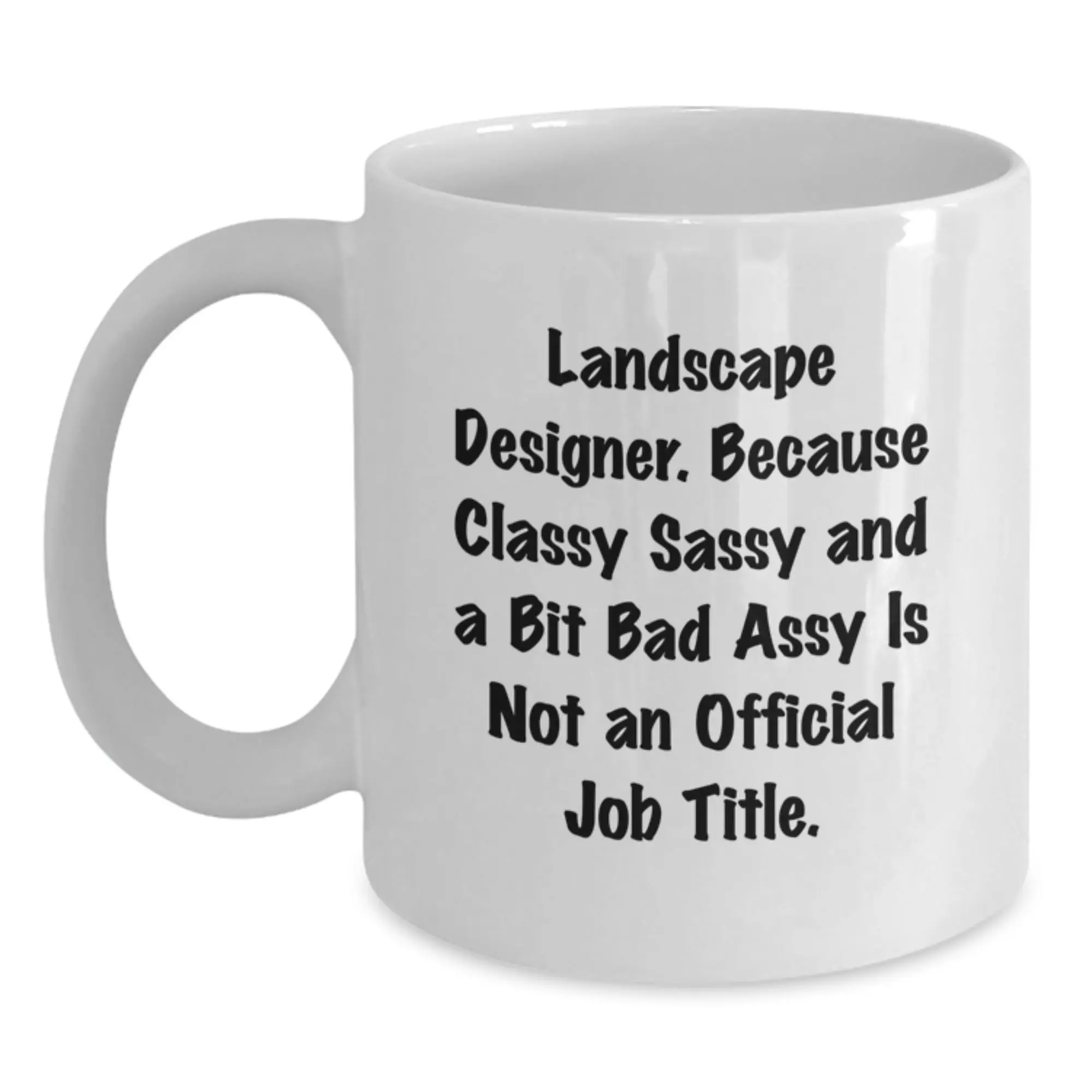 Bold Landscape Designer Novelty Mug for Friends Birthday Gift - Main