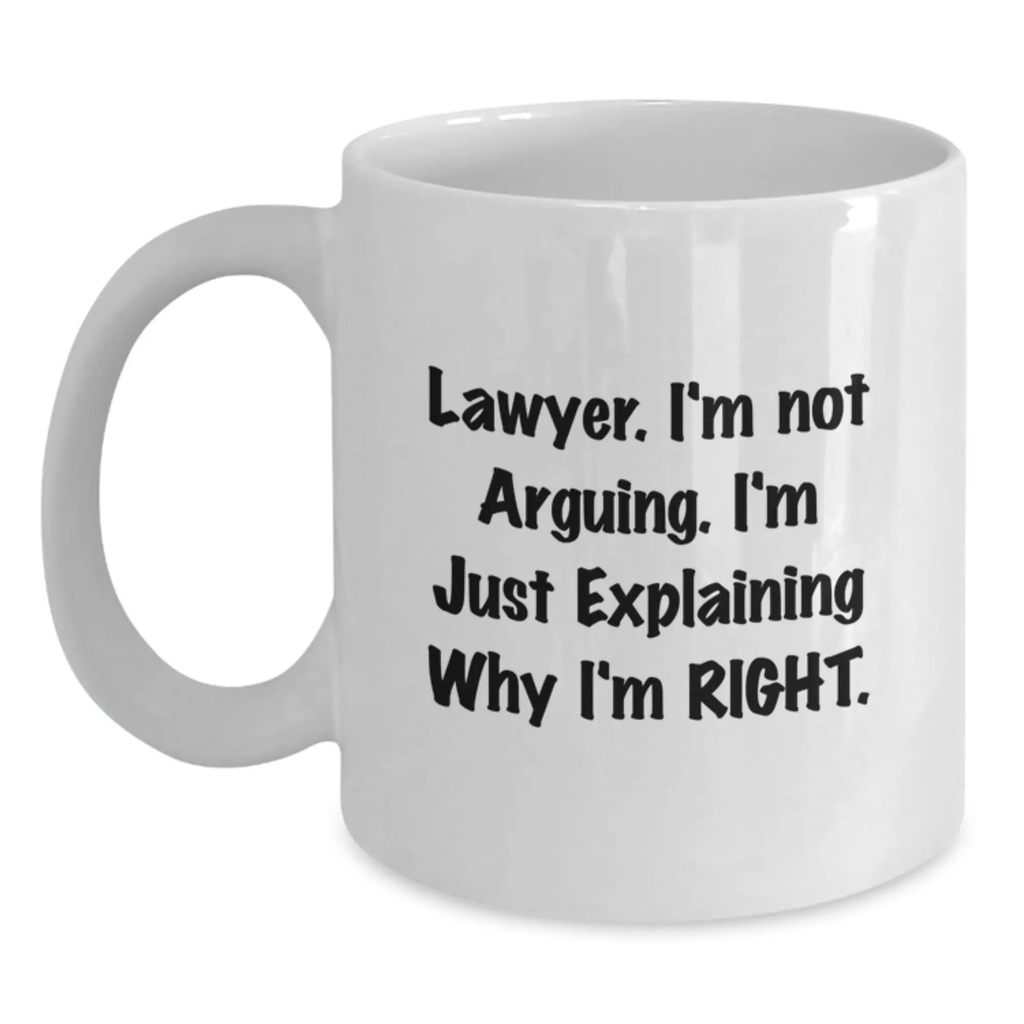 For Him Lawyer Keepsake Premium Ceramic Mug – 11oz Birthday Gift - Main