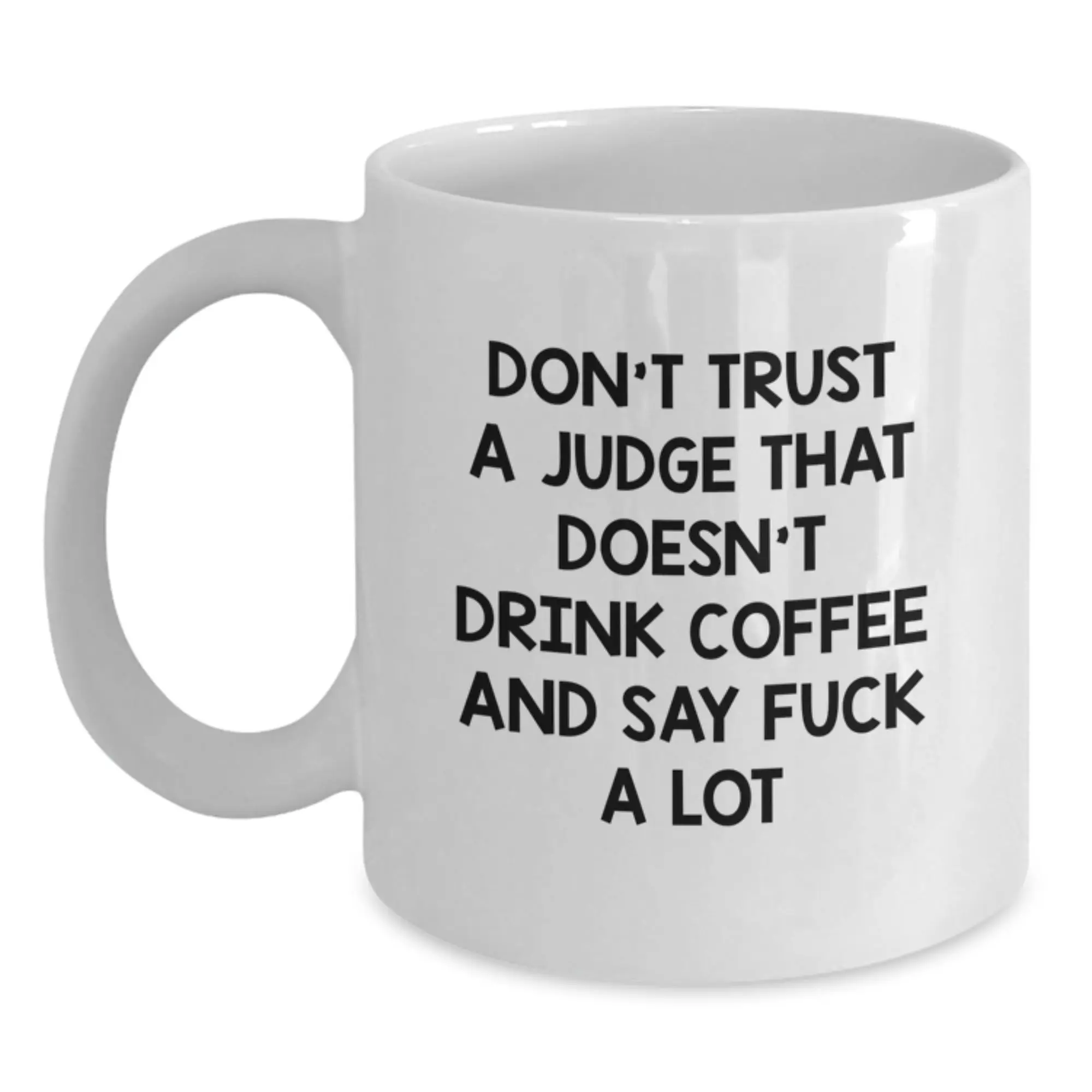 Judge Keepsake White Coffee Mug for Him Ceramic 11oz Birthday Gift - Main
