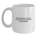 Funny Inspirational Assistant Principal White Coffee Mugs Gifts from Family for Christmas Unique Mugs