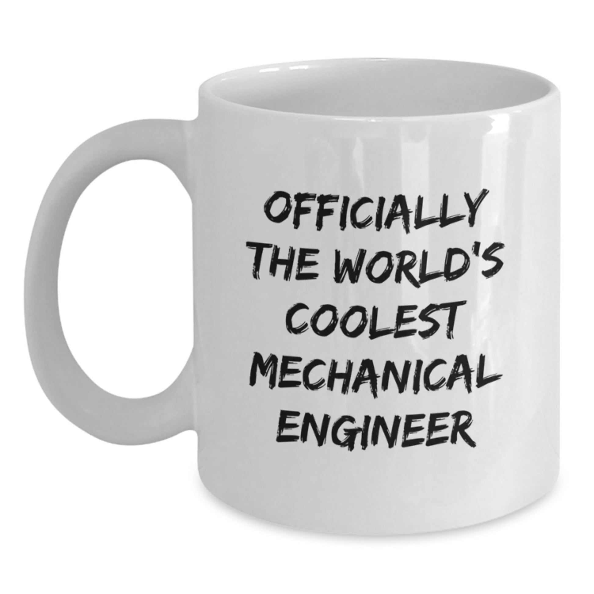 Funny Gifts from Friends for the World's Coolest Mechanical Engineer White Coffee Mugs - Christmas Unique - Main