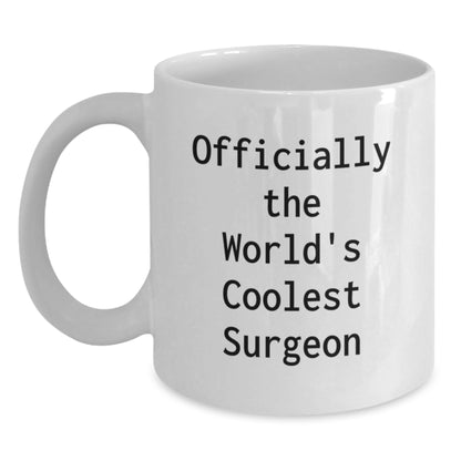 Funny Gifts from Family to World's Coolest Surgeon Men on Christmas Unique Gifts - Main