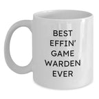 Funny Game Warden Gifts from Friends Christmas Unique Gifts for Game Wardens