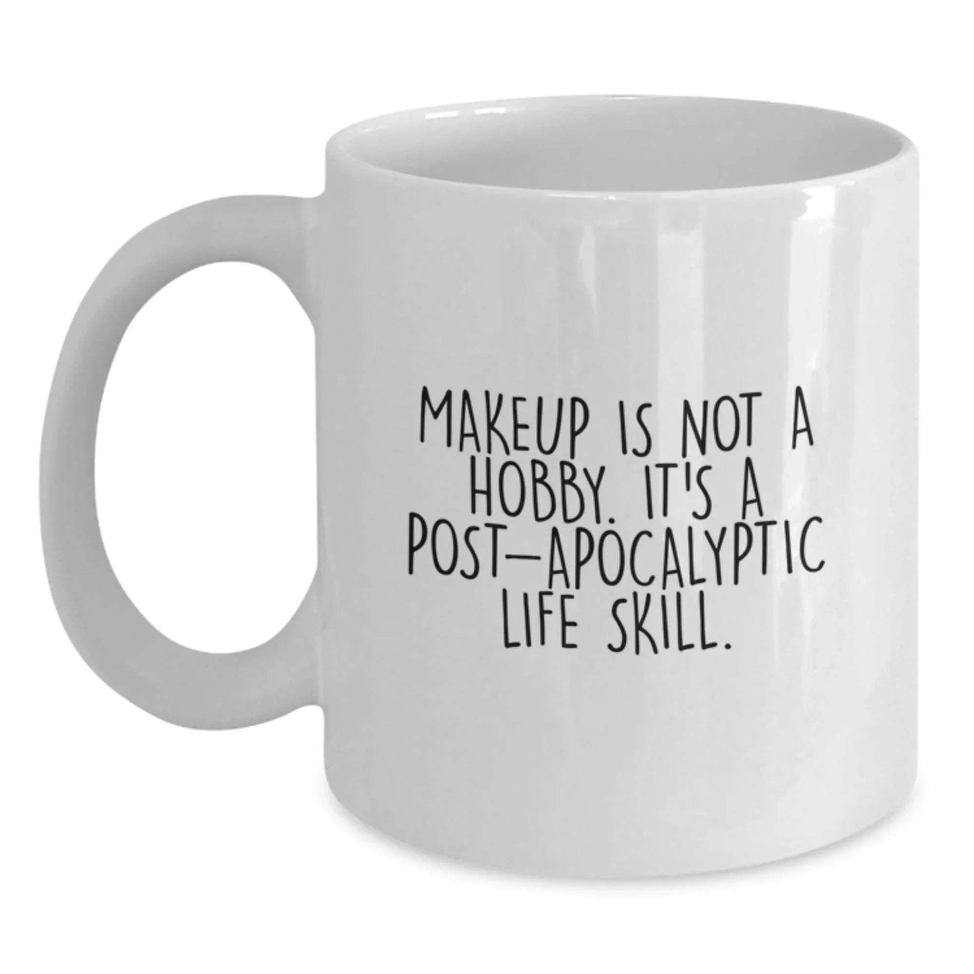 Funny Makeup Enthusiast Gifts from Women to Friends - Coffee Mug for Makeup Lovers on Christmas Morning