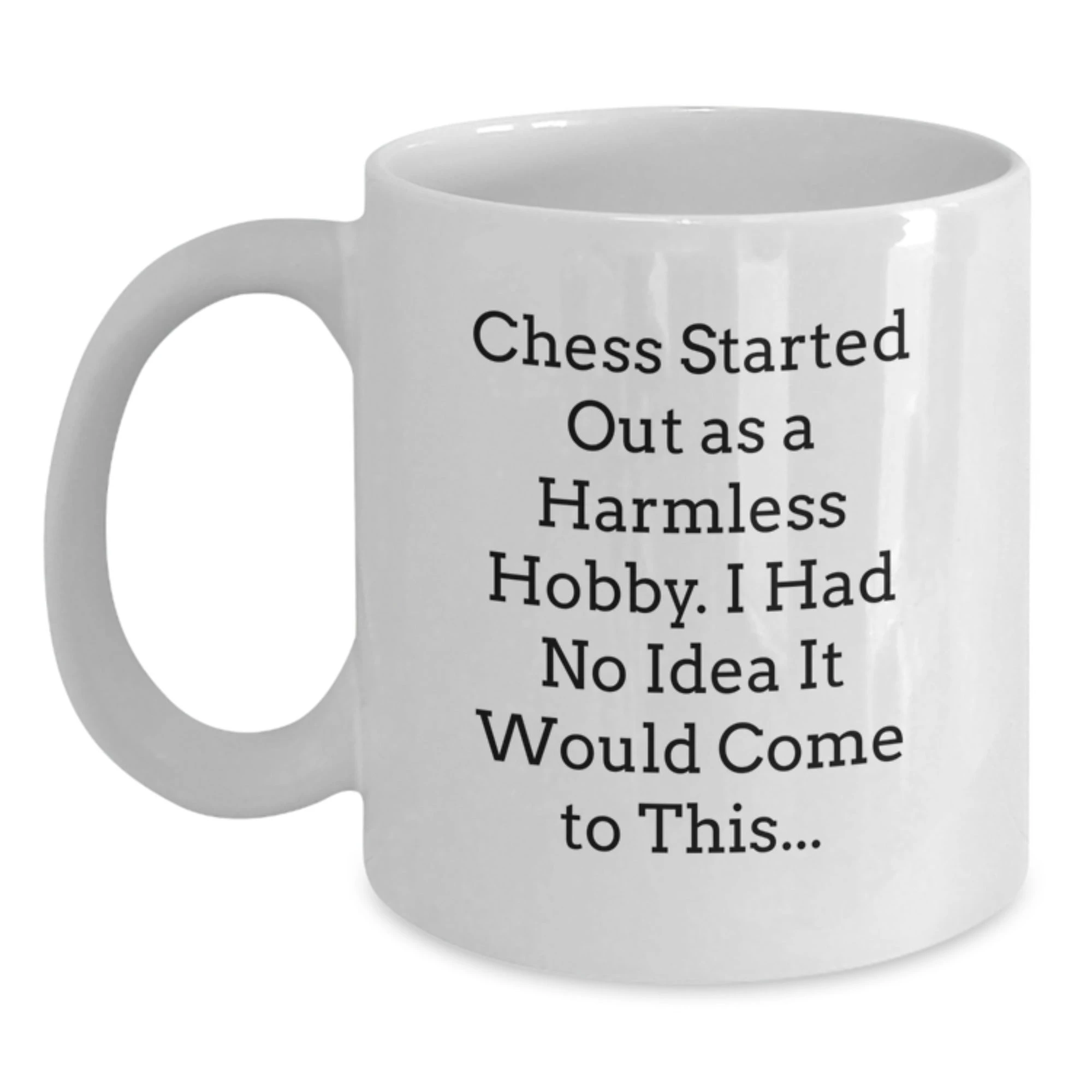 Funny Chess White Coffee Mug Gifts from Men for Women Friends Family, Unique Valentine's Love - Main