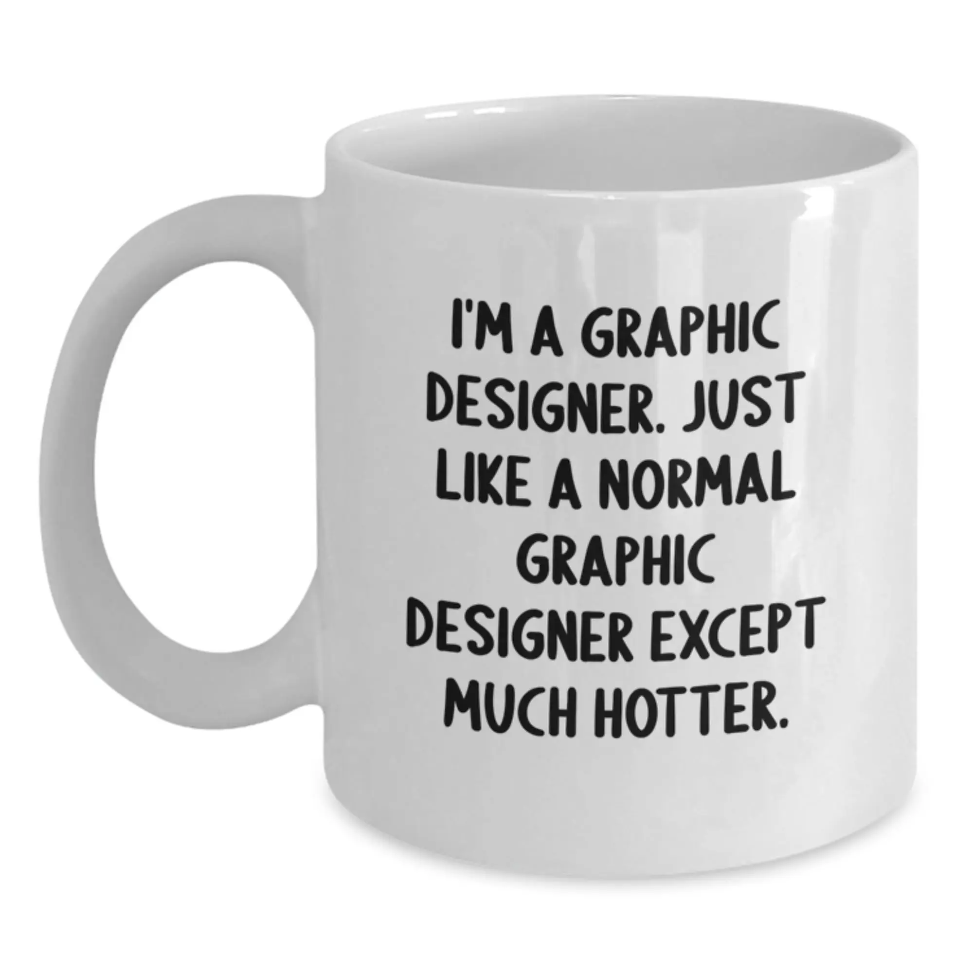 Graphic Designer Keepsake White Coffee Mug Birthday Gift for Him - Main
