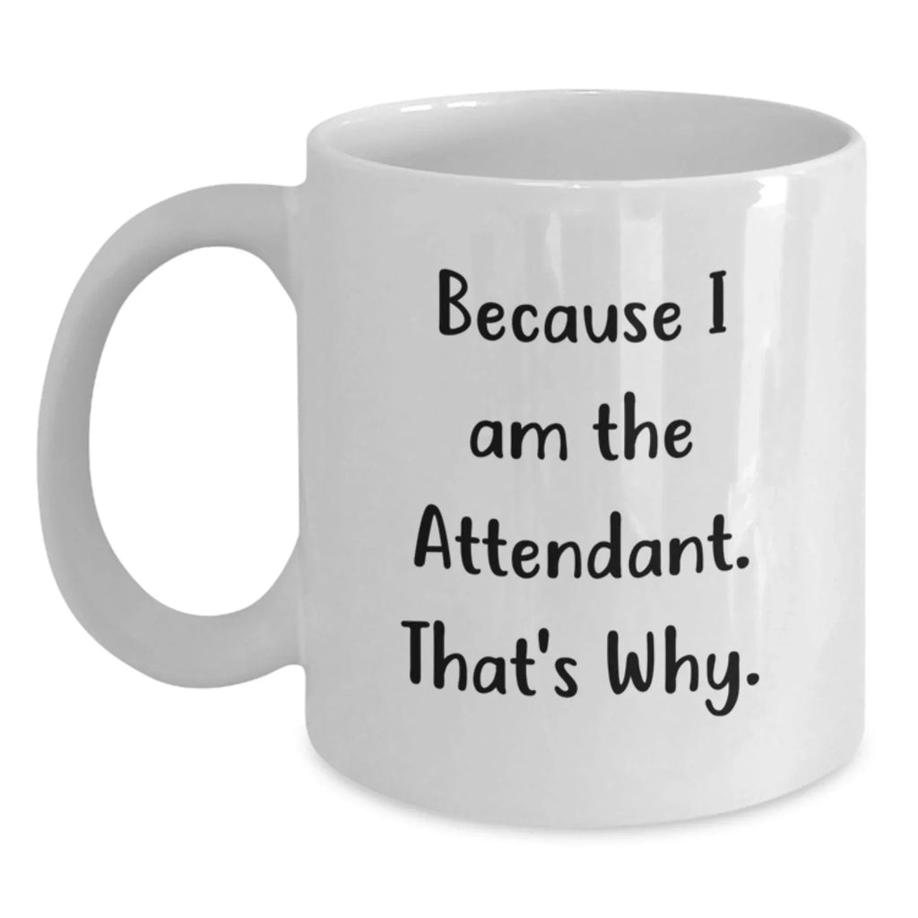 Funny Attendant Gifts from Men to Women Coworkers Christmas Unique Mugs
