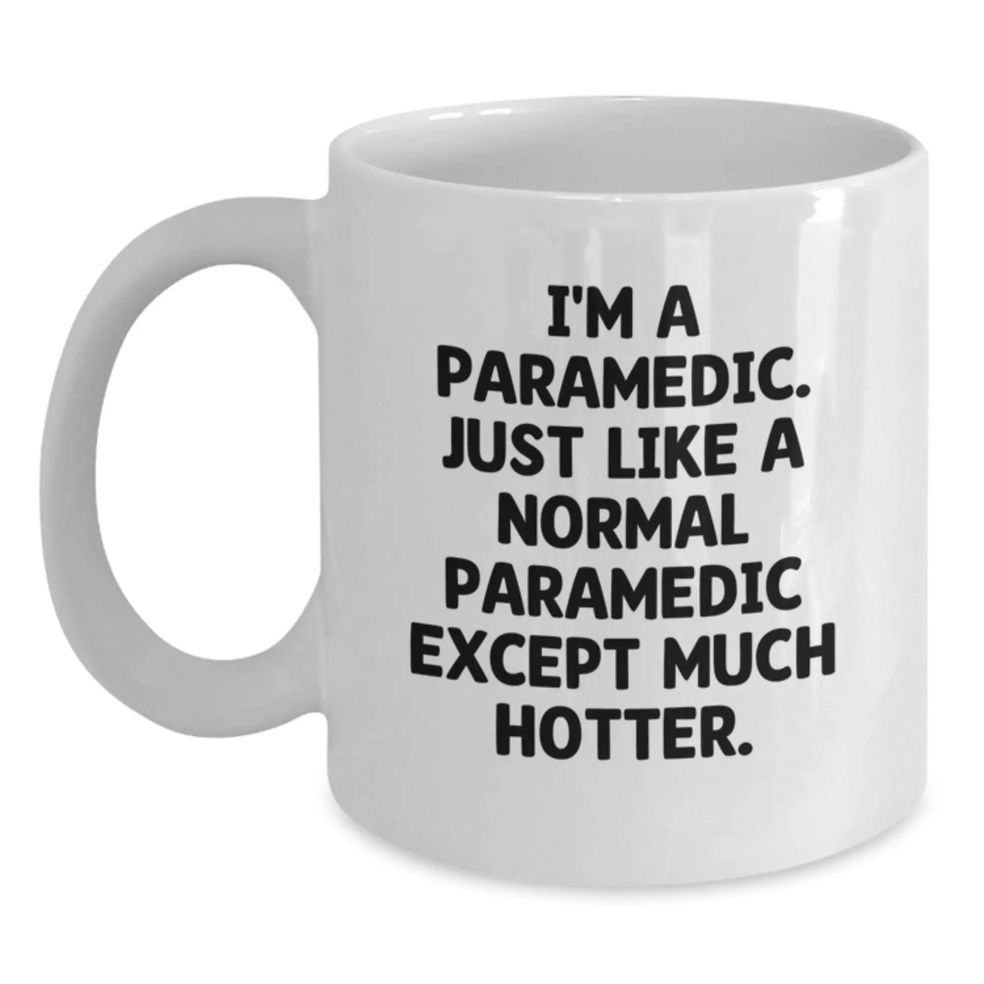 Funny Rescue Worker Humor White Coffee Mug Gifts for Rescue Worker Men, Unique Graduation Gifts from Friends, Coworkers, Family - Main