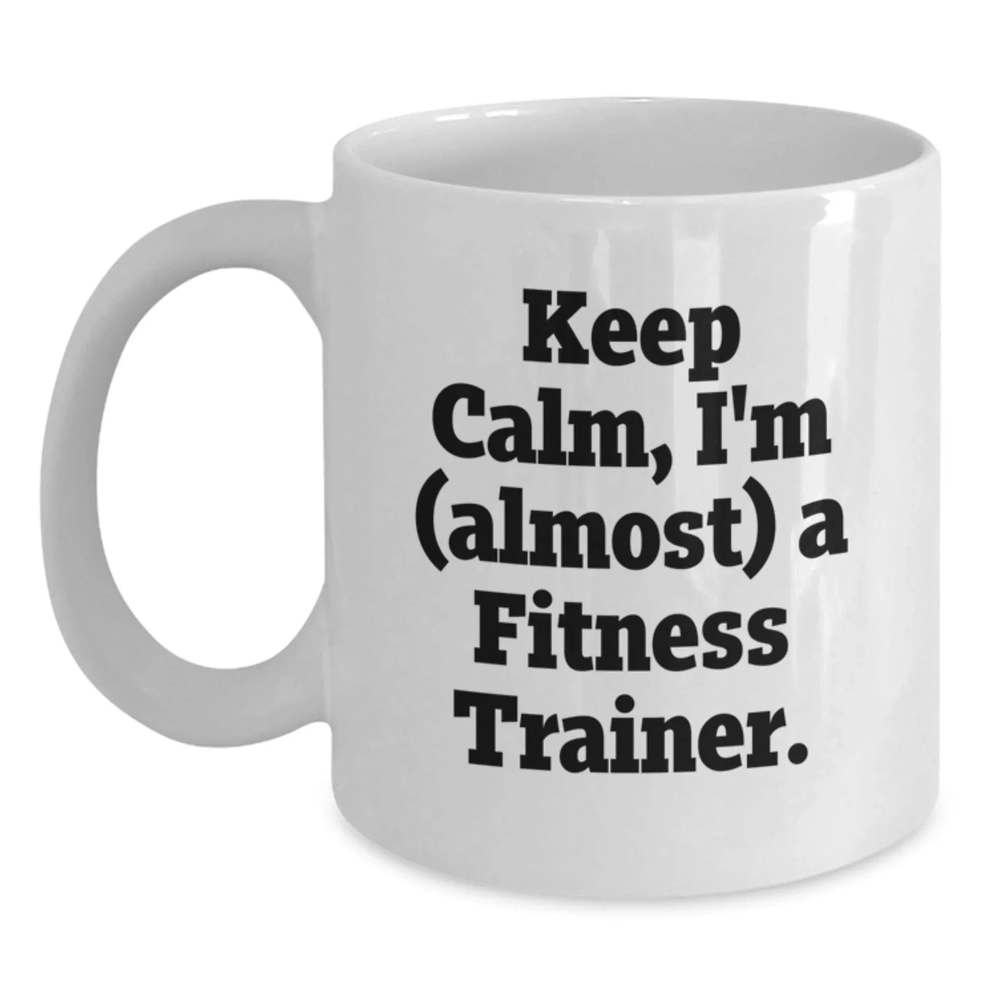 Funny Fitness Trainer White Coffee Mugs Gifts from Friends and Family for Men Women Coworkers during Christmas Holidays