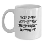 Funny Millwright Gifts from Friends for Men, White Coffee Mug 11oz or 15oz Ceramic Christmas Unique