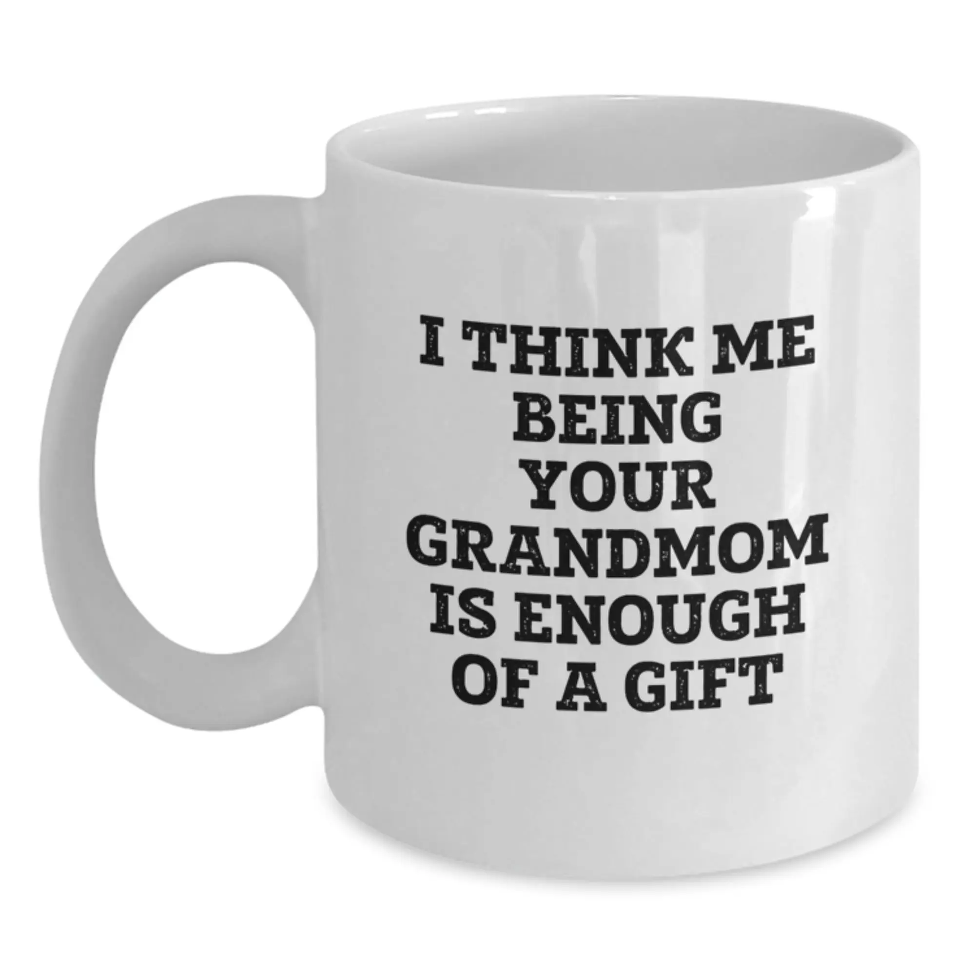 Grandmom Keepsake White Ceramic Coffee Mug for Him Birthday Gift - Main