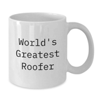 Funny World's Greatest Roofer Gifts for Men, Unique Graduation Unique Gifts from Friends - Additional