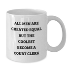 Birthday Gift Court Clerk Keepsake Mug for Her White 11oz - Additional