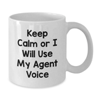 Funny Agent White Coffee Mugs Gifts from Men to Agent Graduation Unique Gifts - Additional