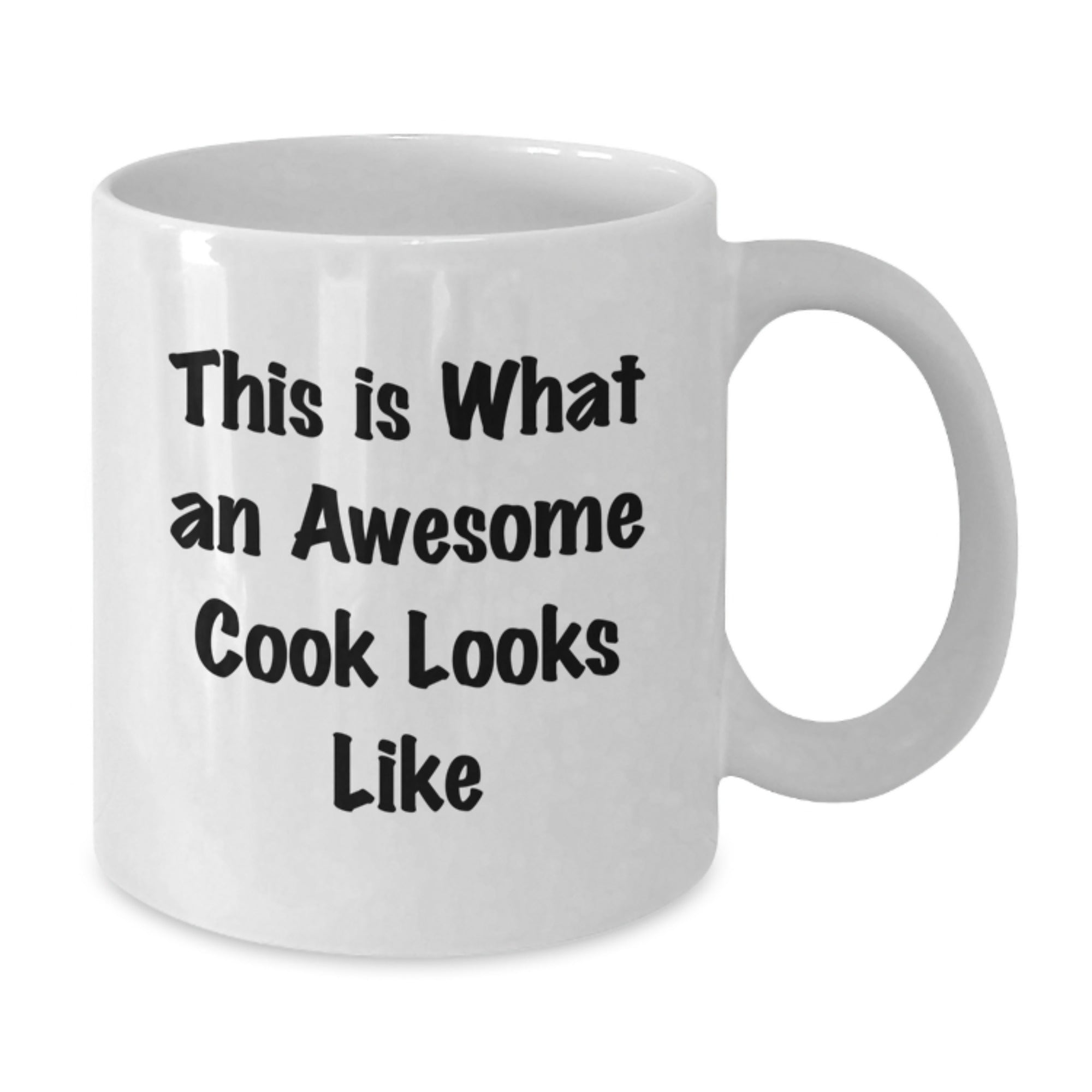 Funny Cook Gifts from Men to Friends - This Is What An Awesome Cook Looks Like Christmas Unique Presents for Cook Lovers - White Coffee Mug
