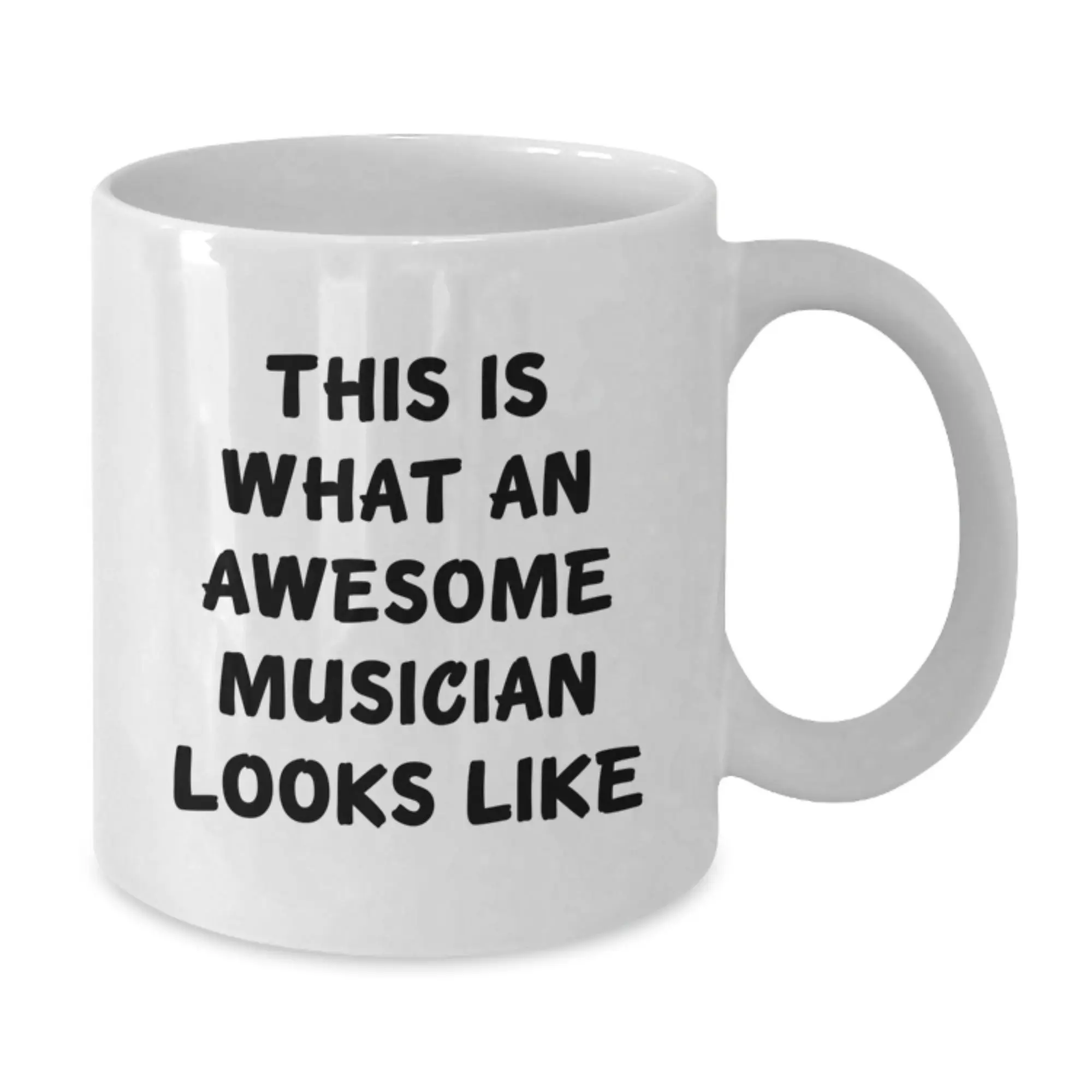 Gifts for Musician Friends, Funny Musician Coffee Mug, White Ceramic Coffee Mug for Graduation Unique Gifts from Friends - Additional
