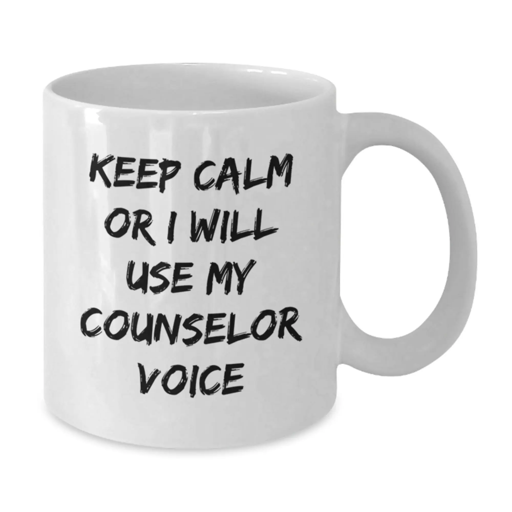 Funny Counselor Gifts from Men, Unique Counselor White Coffee Mugs for Father's Day Unique Gifts - Additional