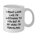 Funny Traveling Mugs Gifts from Men, Women, Friends, Coworkers, Family for Traveling Love