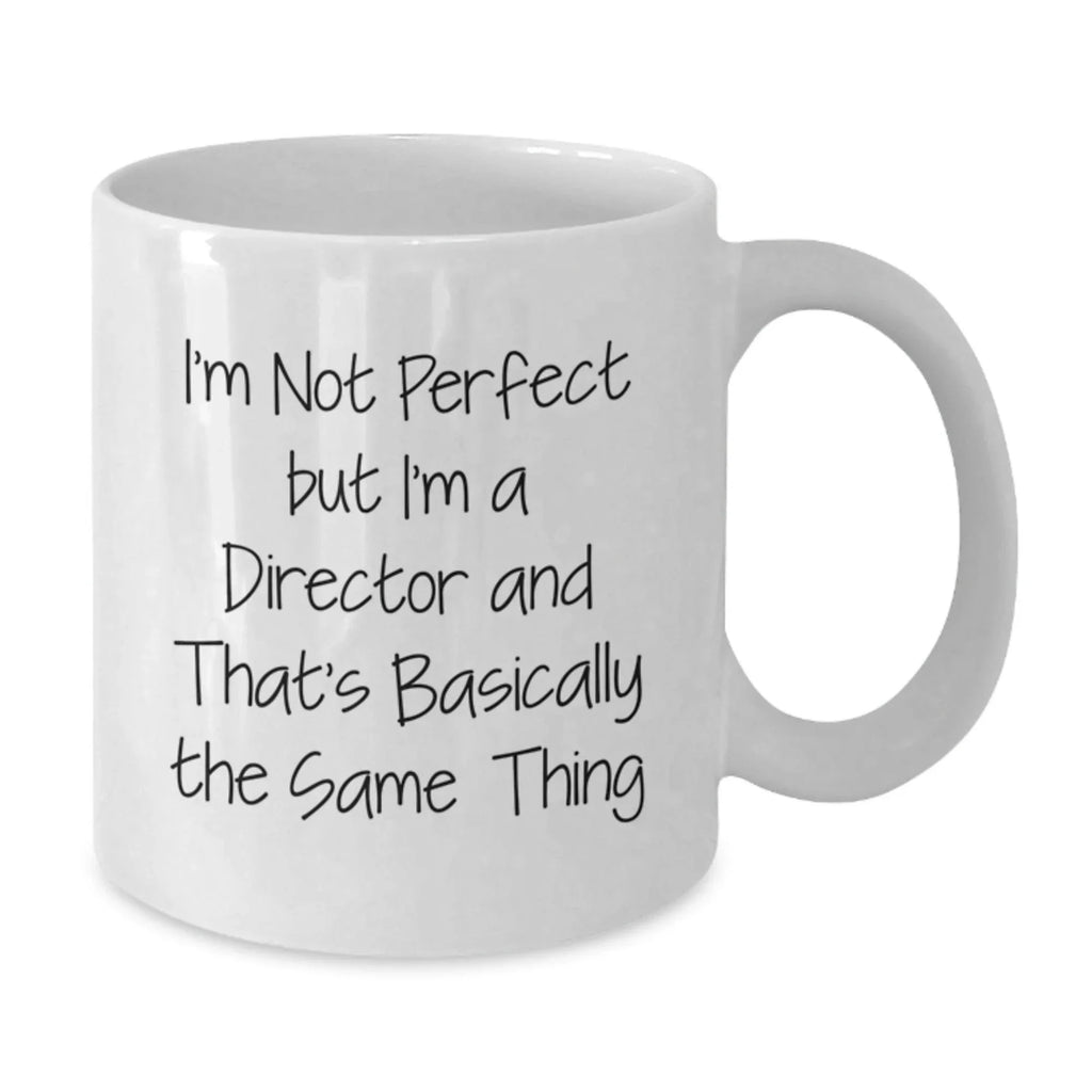 Funny Director Quotes Gifts for Him, White Coffee Mugs from Friends, Unique Valentine's Unique Gifts for Directors