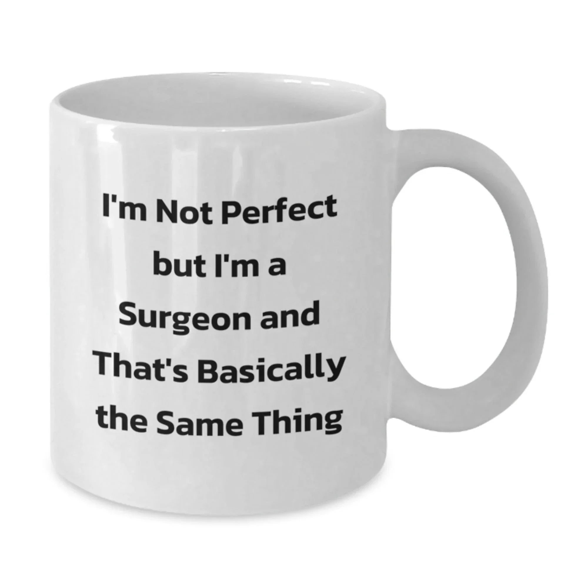 Funny Surgeon Gifts from Men to Friends, Unique Christmas Unique Gifts for Surgeon, White Coffee Mug