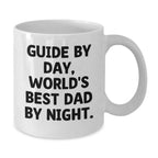 Guide Gifts by Day, Funny White Coffee Mugs by Night for Birthday, Gifts from Family, Guide Lovers, Funny Mug for Guide, White Coffee Mug Gifts