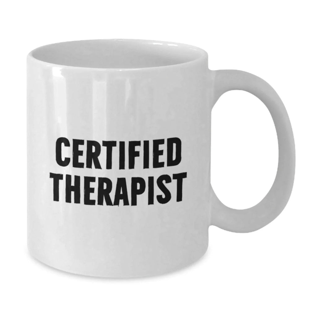 Funny Gifts for Therapist Birthday, Gifts from Friends, White Coffee Mug, 'You're a-maze-ing', Therapist Gifts