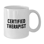 Funny Gifts for Therapist Birthday, Gifts from Friends, White Coffee Mug, 'You're a-maze-ing', Therapist Gifts