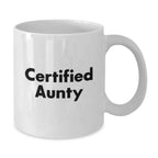 Funny Aunty Gift Ideas, Gifts for Aunty from Family, Unique White Coffee Mugs Christmas Unique Gifts