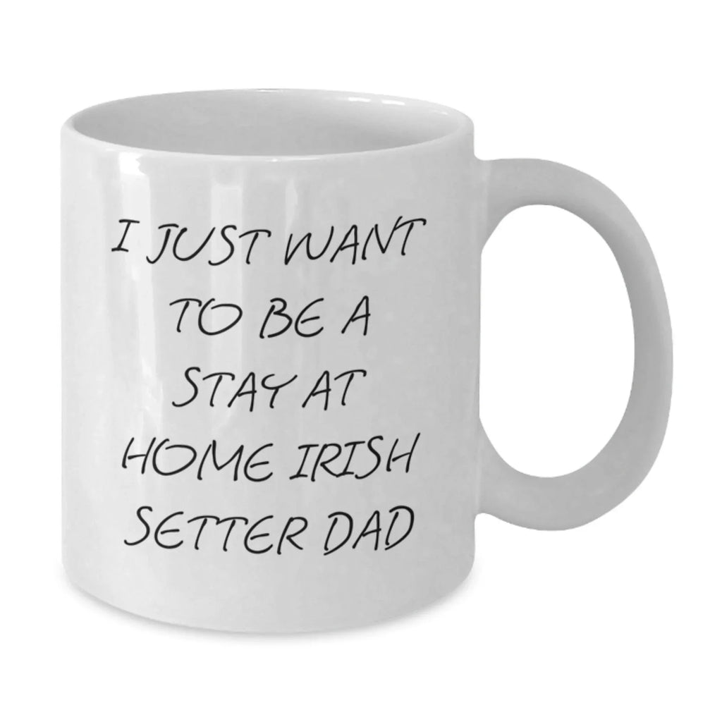 Funny Irish Setter Dog Gifts for Men from Dad to Stay Home Irish Setter Dad