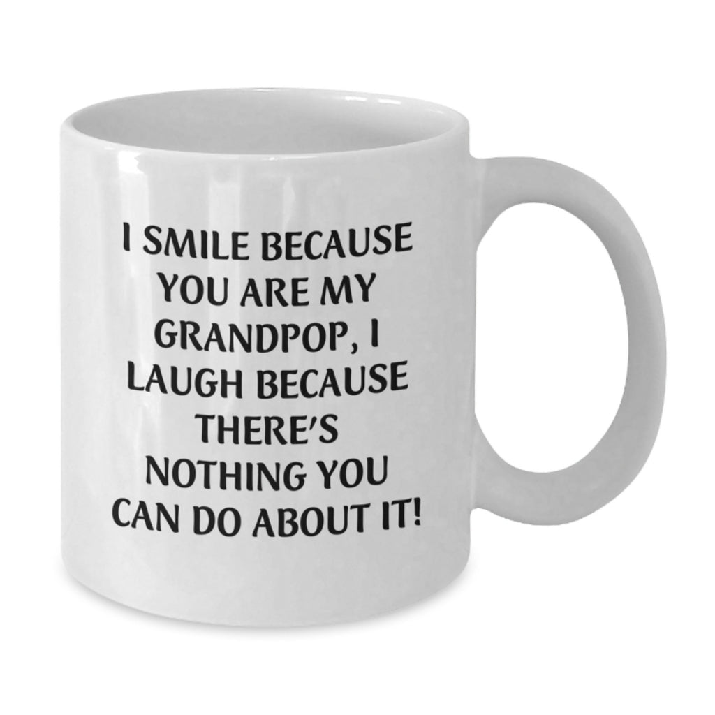 Grandpop Keepsake Gift Playful Quote Mug for Him - Christmas Present - Additional