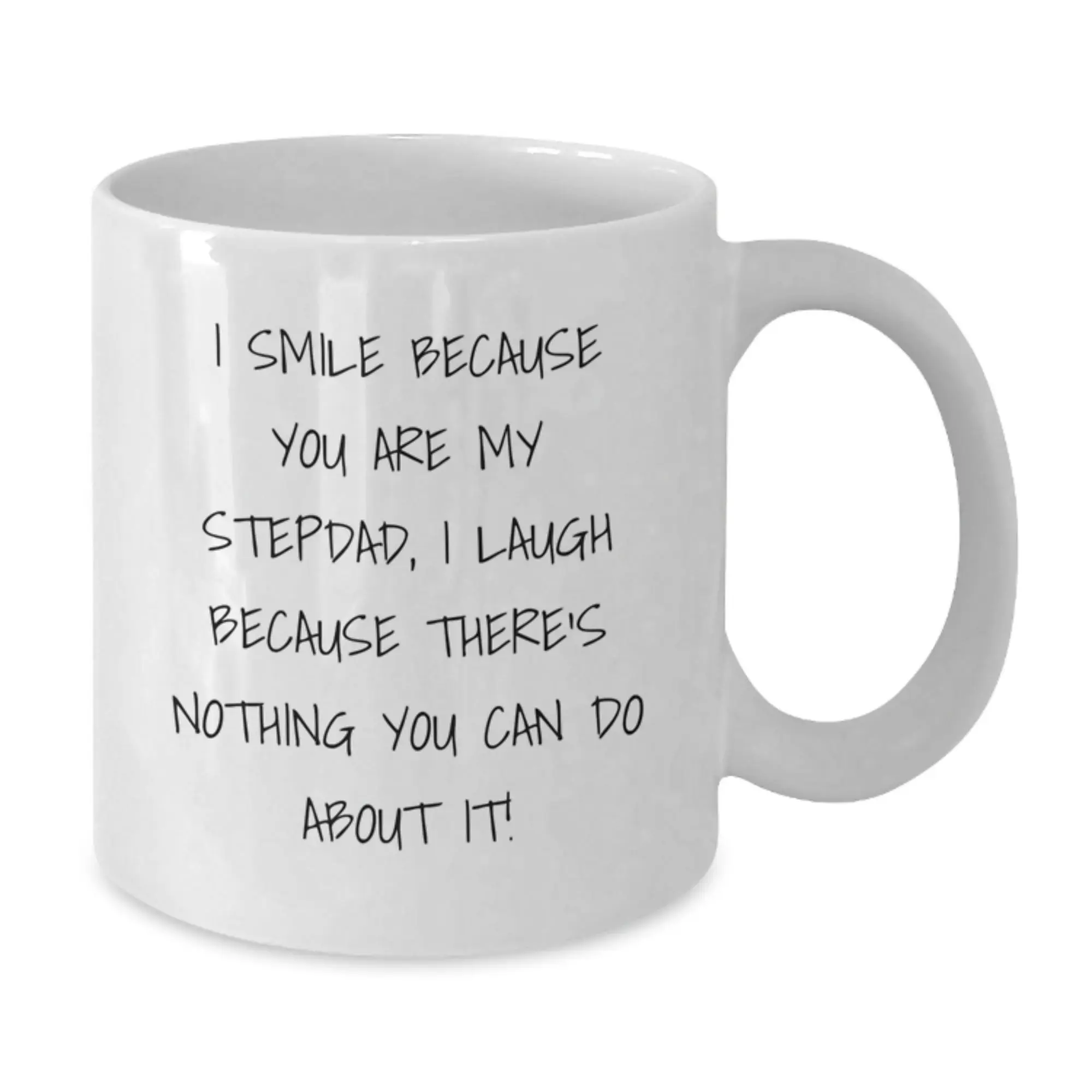 Funny Stepdad Gifts from Men - White Coffee Mug - Additional